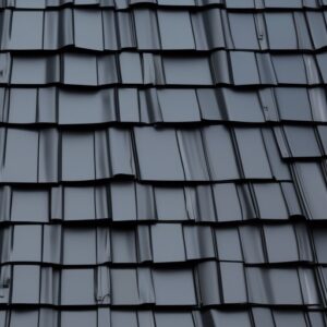 black metal roof panels